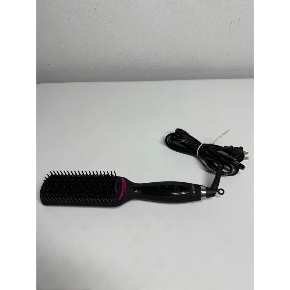 REVLON Salon One-Step Straight and Shine Heated Brush for Visibly Shinier, Smoot